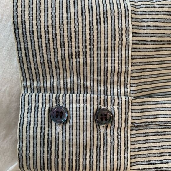 The Limited white/blue button down shirt Large - Picture 4 of 8